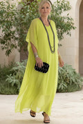 Vestido Holgado Con Cuello En V